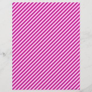 Papier de scrapbooking rayé rose
