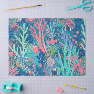 Papier de soie à graphisme élégant
