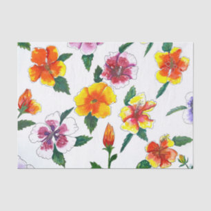 Papier de soie à l'Hibiscus Tropical