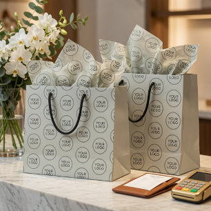 Papier de soie à logo personnalisé   Entreprise pe