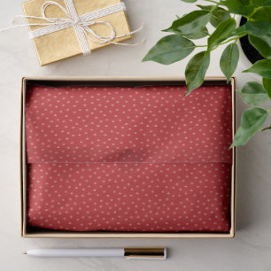 Papier de soie à motif de graines de fraise rouge