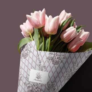 Papier de soie à motif floral français Toile