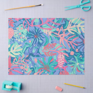 Papier de soie à motif graphique élégant