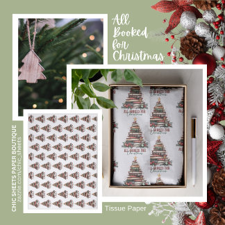 Papier de soie à motif Tout réservé pour Noël