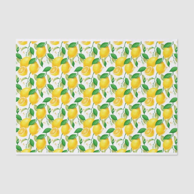 Papier de soie au citron (Recto)