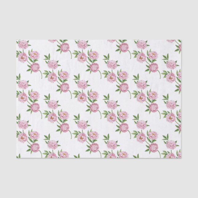 Papier de soie aux pivoines  (Recto)