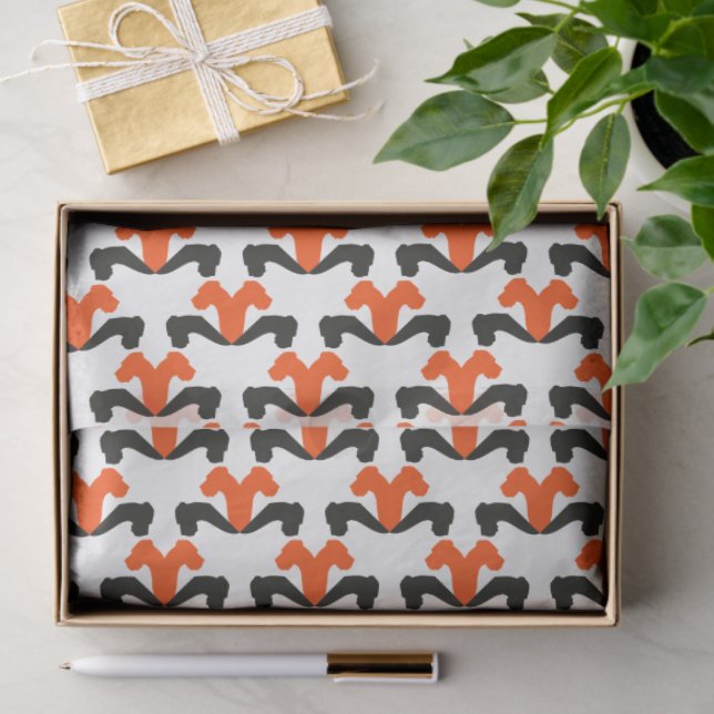 Papier de soie avec grands danois (Cadeau)