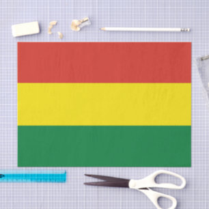 papier de soie Bolivie, papier de soie Drapeau bol