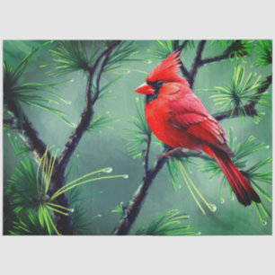 Papier de soie Cardinal Rouge
