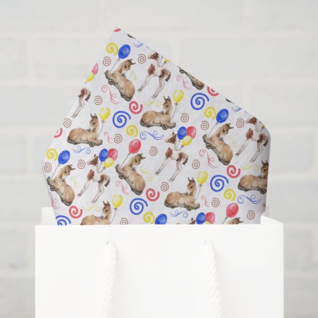 Papier de soie Cheval (Sac cadeau)