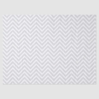 Papier de soie chevron gris et blanc