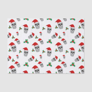 Papier de soie crâne de Noël