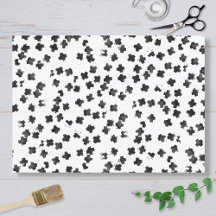 Papier de soie croisé noir en détresse