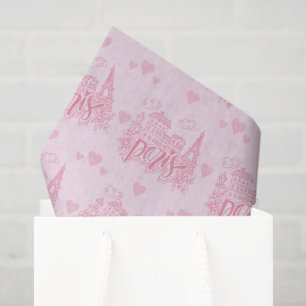Papier de soie de Paris, découpage de la Tour Eiff
