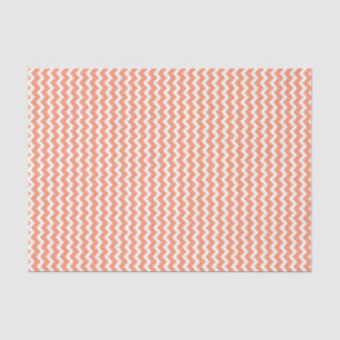 Papier de soie de soie blanc de corail de motif de
