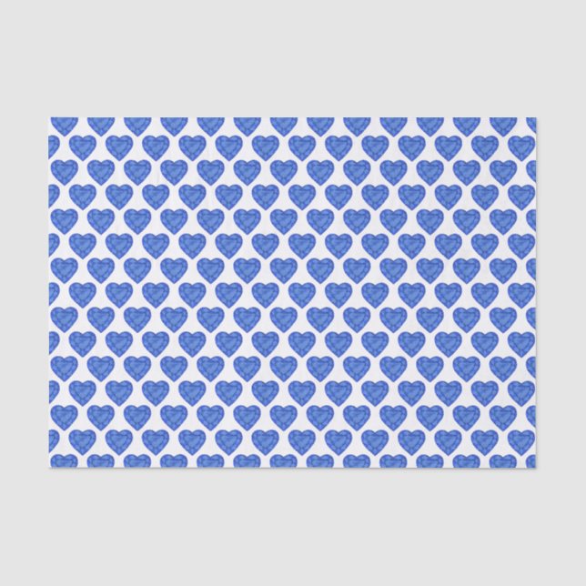 Papier de soie de soie bleu d'art d'aquarelle de (Recto)
