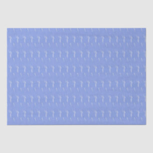 Papier de soie de soie bleu de Flecked de