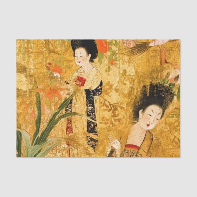 Papier de soie de soie chinois des princesses 10lb (Recto)