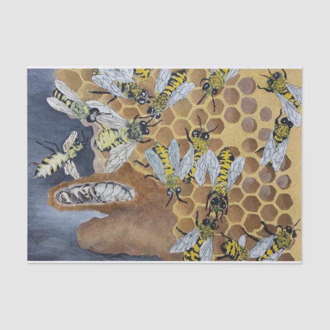 papier de soie de soie d'abeille (Recto)