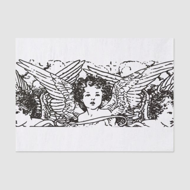 Papier de soie de soie d'ANGE (Recto)
