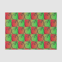 Papier de soie de soie d'Apple