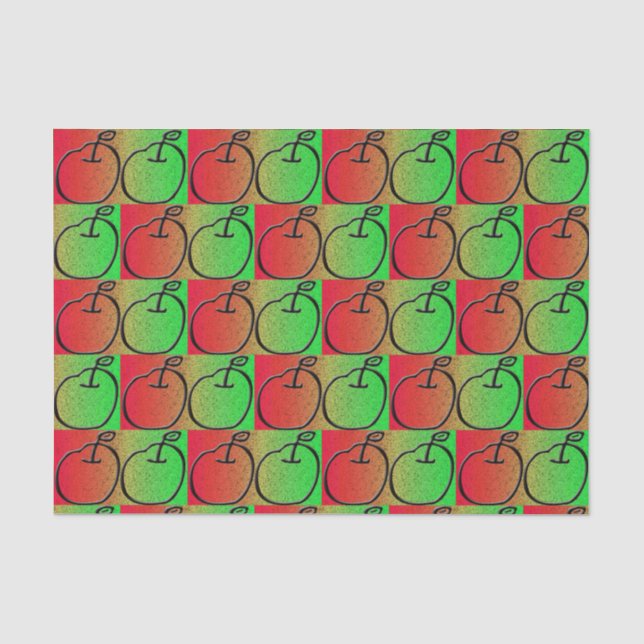 Papier de soie de soie d'Apple (Recto)