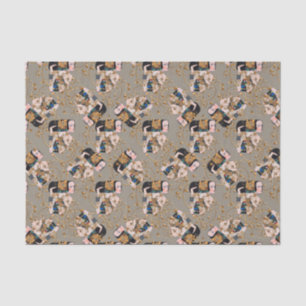 Papier de soie de soie d'arabesque de Klimt