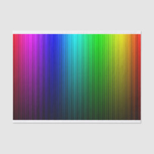 Papier de soie de soie d'arc-en-ciel