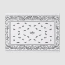 Papier de soie de soie de Bandana