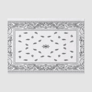 Papier de soie de soie de Bandana