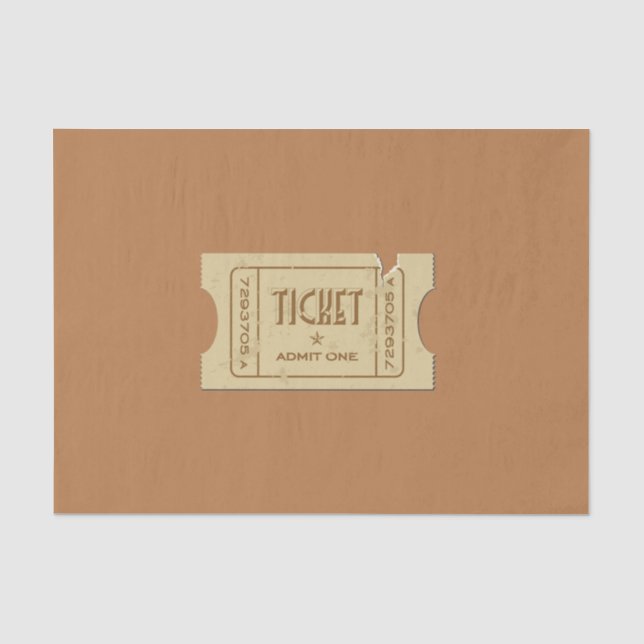 Papier de soie de soie de billet (Recto)