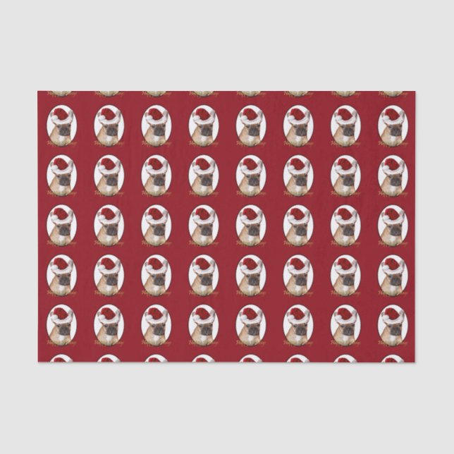 Papier de soie de soie de bouledogue français de (Recto)