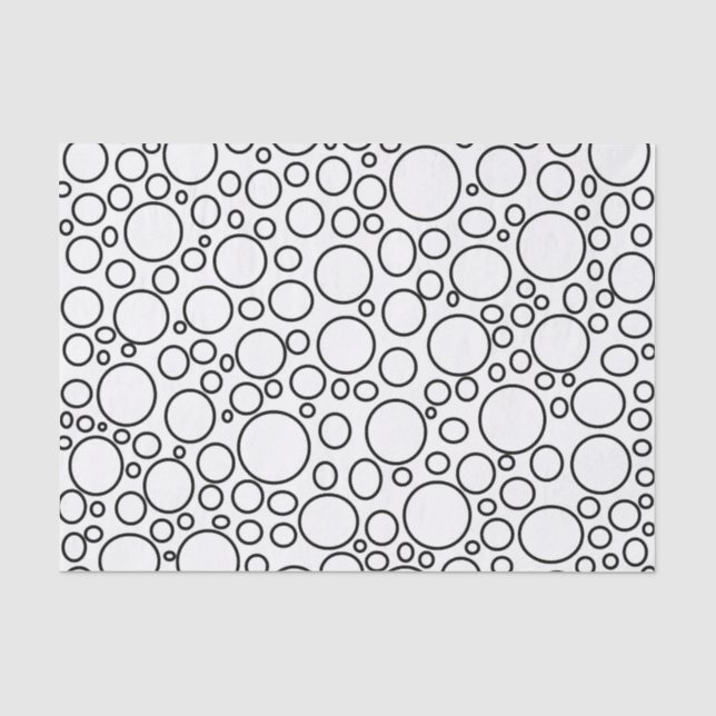 Papier de soie de soie de bulles (Recto)