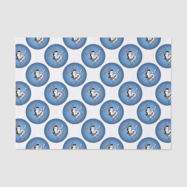 Papier de soie de soie de Bunco - rétro quel (Recto)