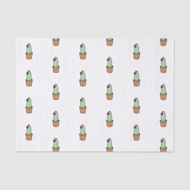 Papier de soie de soie de cactus (Recto)