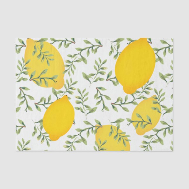 Papier de soie de soie de citronnier (Recto)