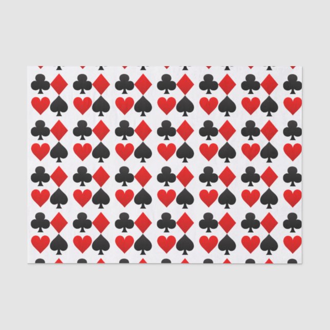 Papier de soie de soie de coeurs de paquet de (Recto)
