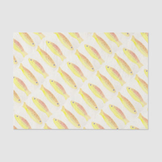Papier de soie de soie de conception de poissons