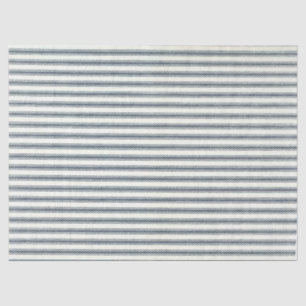 Papier de soie de soie de coutil bleu