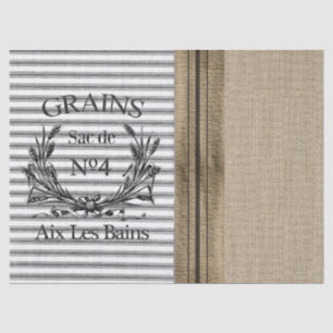 Papier de soie de soie de coutil de sac à grain de