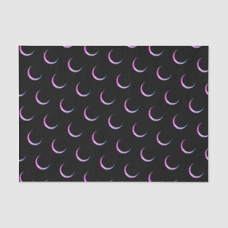 Papier de soie de soie de croissant de lune