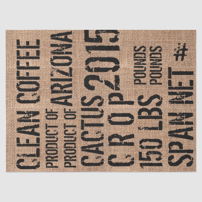 Papier de soie de soie de fauteuil poire de café (Recto)