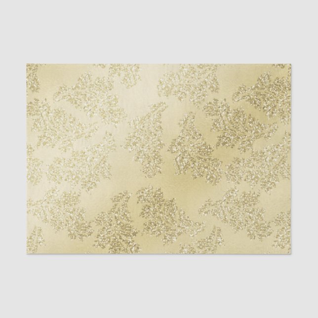 Papier de soie de soie de feuille d'or (Recto)