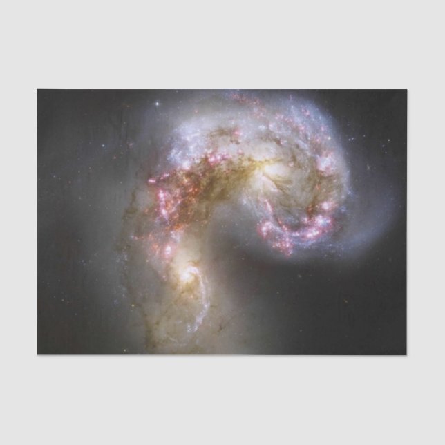 Papier de soie de soie de galaxies d'antennes (Recto)