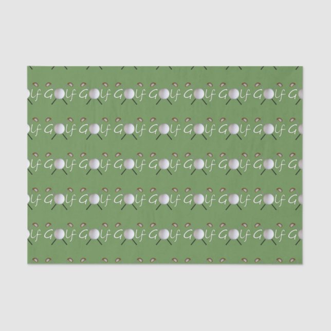 Papier de soie de soie de golf (Recto)