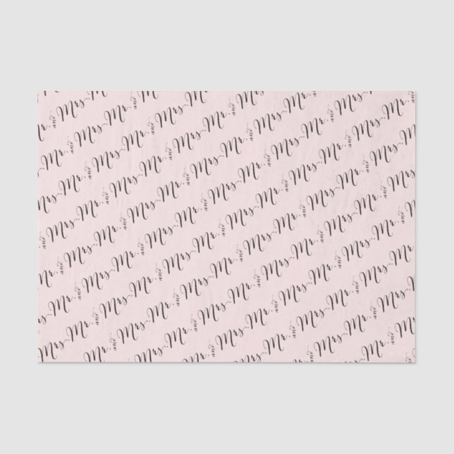 Papier de soie de soie de M. et de Mme Classic (Recto)