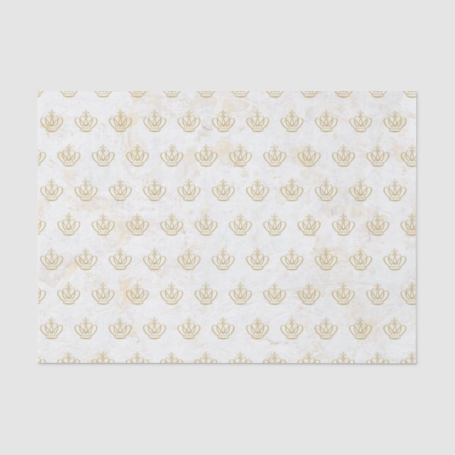 Papier de soie de soie de marbre royal de cadeau (Recto)