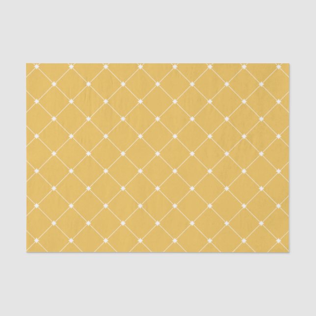 Papier de soie de soie de motif de diamant (Recto)