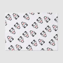 Papier de soie de soie de panda