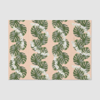 Papier de soie de soie de paume de Monstera HALPIN